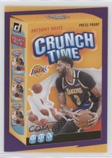 2020-21 Panini Donruss Crunch Time Press Proof Anthony Davis #14 2v5