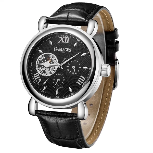 GAMAGES OF LONDON Limited Edition Hour Timer Automatic Steel
