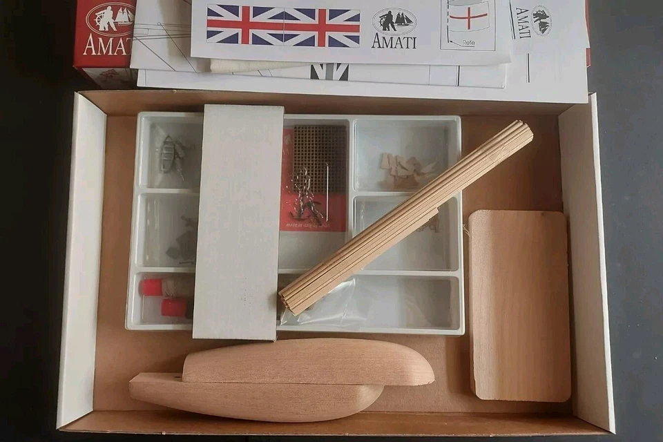 Amati - Kit di Montaggio H.M.S. Bounty 1:135 - Cod. 600/04 - Fondo di magazzino - Immagine 2 di 2