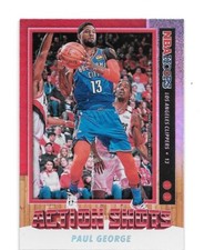2020-21 NBA Hoops Basketball PAUL GEORGE Action Shots -LOS ANGELES CLIPPERS- #9