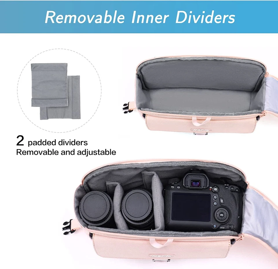 MOSISO Estuche para Cámara con Cubierta de Lluvia DSLR/SLR/Sin Espejo para Canon/Nikon/Sony Foto 3 de 4