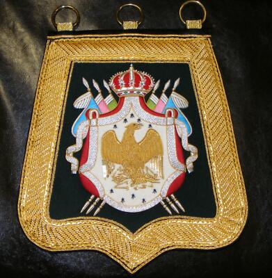 French Napoleonic Sabretache Officer chasseur cheval DE la garde