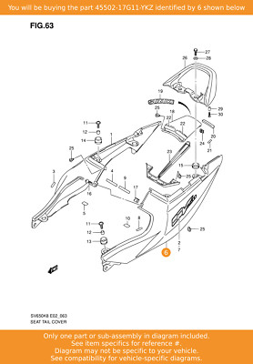 Cache (pièce Automobile) Suzuki - Référence Originale 45502-17G11-YHG/YHD - Neuf Avec Petites Rayures De Stockage