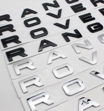 Glamorous English Letter Car Sticker-Stylish Logo f Range Rover Distinctive Look