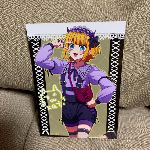 Signed Oshi no ko MEM cho bromide card Don Quijote