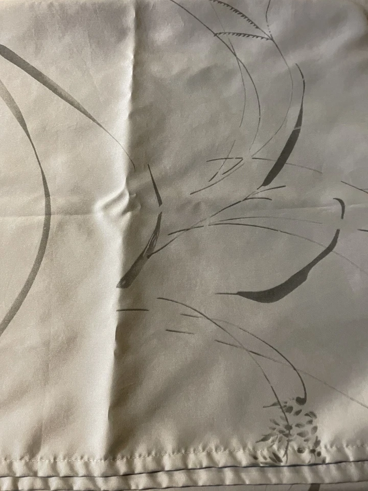 Cortina de Ducha Gris Plateado Color Agua Japonés Bambú Hierba 70" x 72" Foto 2 de 4