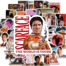 Cool Movie Scarface Stickers - Laptop, Phone, Luggage, Tablet - Waterproof