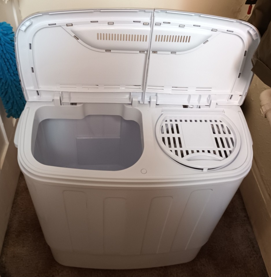 Costway Portable 3.6Kg Mini Washing Machine/Spin Dryer Compact Twin Tub