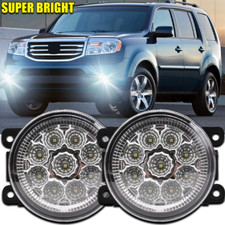 Pair Led Bumper Fog Lights Lamps Replacement For Honda Pilot 2012 2013 2014 2015