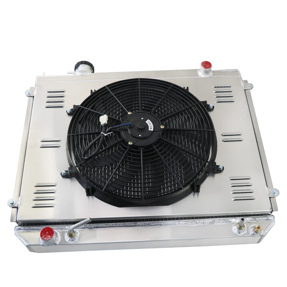 4-Row Radiator Shroud+Fan Relay Fit 1995-2004 Toyota Tacoma 2.4L 2.7L L4 3.4L V6 - Image 4 of 4