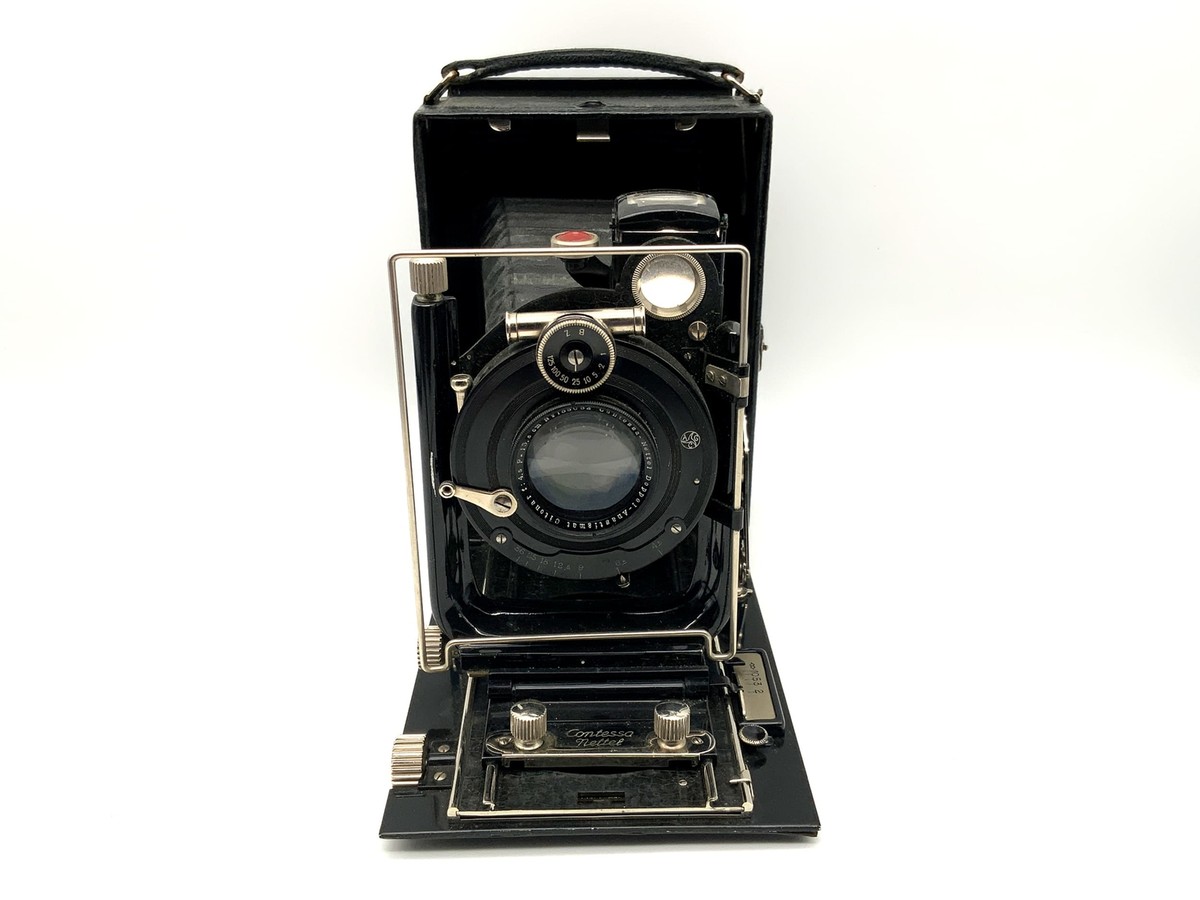 CONTESSA NETTEL TESSCO Caméra à Plaque Avec Carl Zeiss Tessar 13,5cm 1:4,5 EUR 70,58 - FR