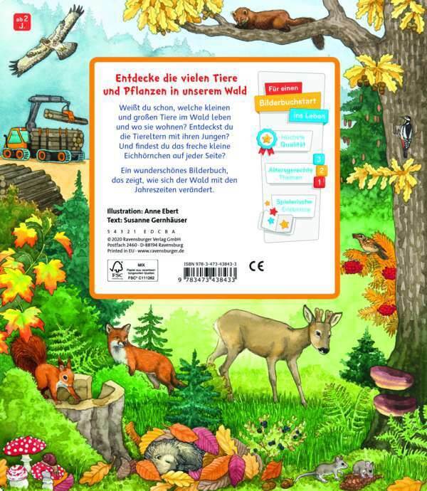 Thumbnail - Ravensburger 43843 Mein Großes Sachen Suchen: Bei Uns Wald