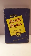 VINTAGE - KEE LOX - MASTER MAKER - EMPTY BOX - RARE