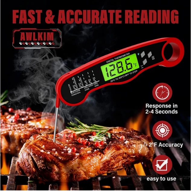Meat Thermometer Digital Fast Instant Read Food Thermometer for Cooking US
