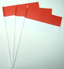 Papierfähnchen rot / weiß Papierfahnen Fahne Flagge