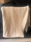 Women's H&M Thick Cozy Warm Beige Scarf with Fringe, Good Condition — photo 2