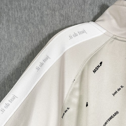 NIKE NSW Sportswear Trainingsjacke Herren L Ivory Logo Muster Full Zip BV4603-073 - Bild 12 von 24