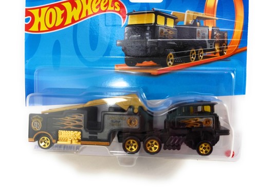 Hot Wheels Track Stars combustible para estación de bomberos negro escala 1:64 vehículo de juguete HFC96 - Imagen 4 de 4