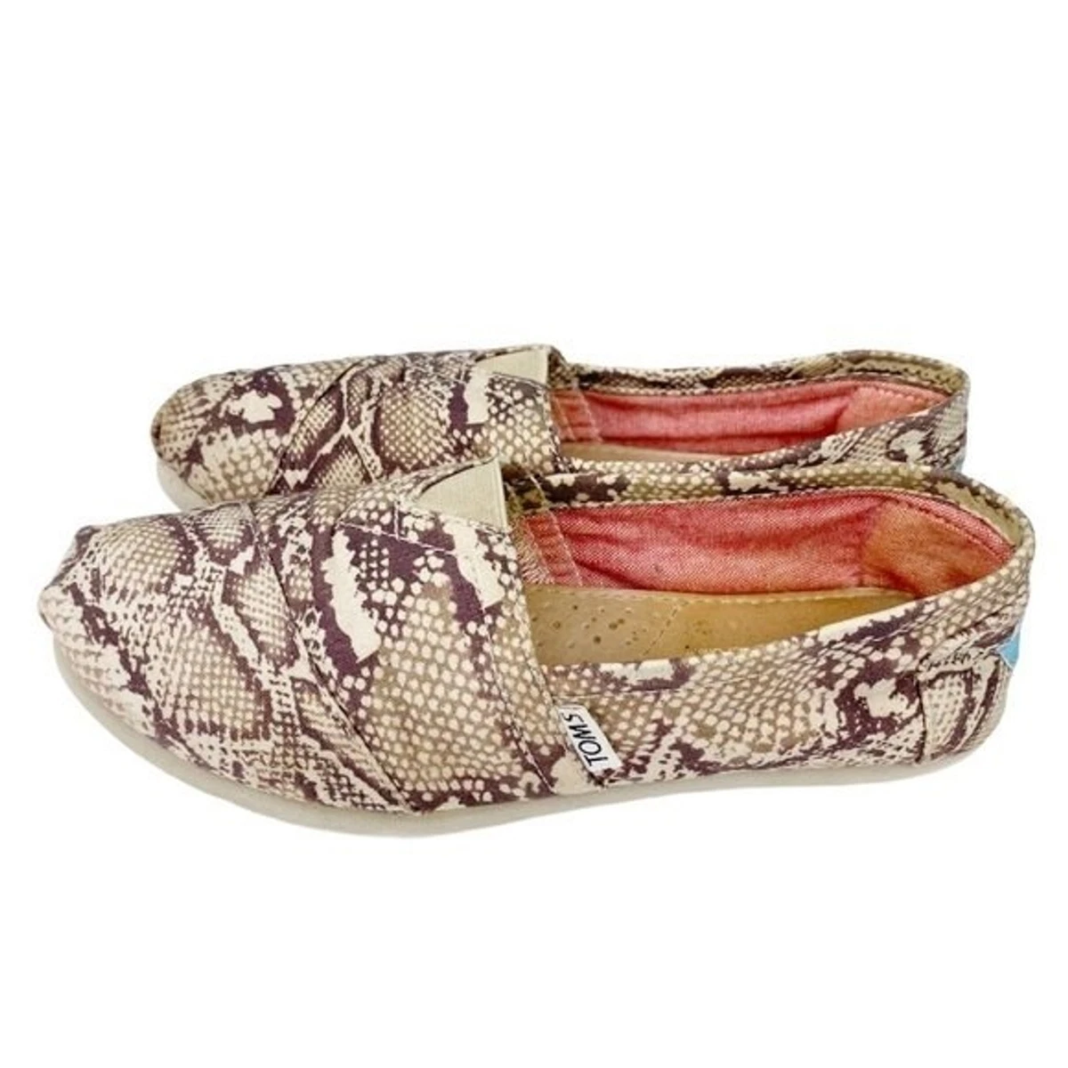 Toms snake print clearance