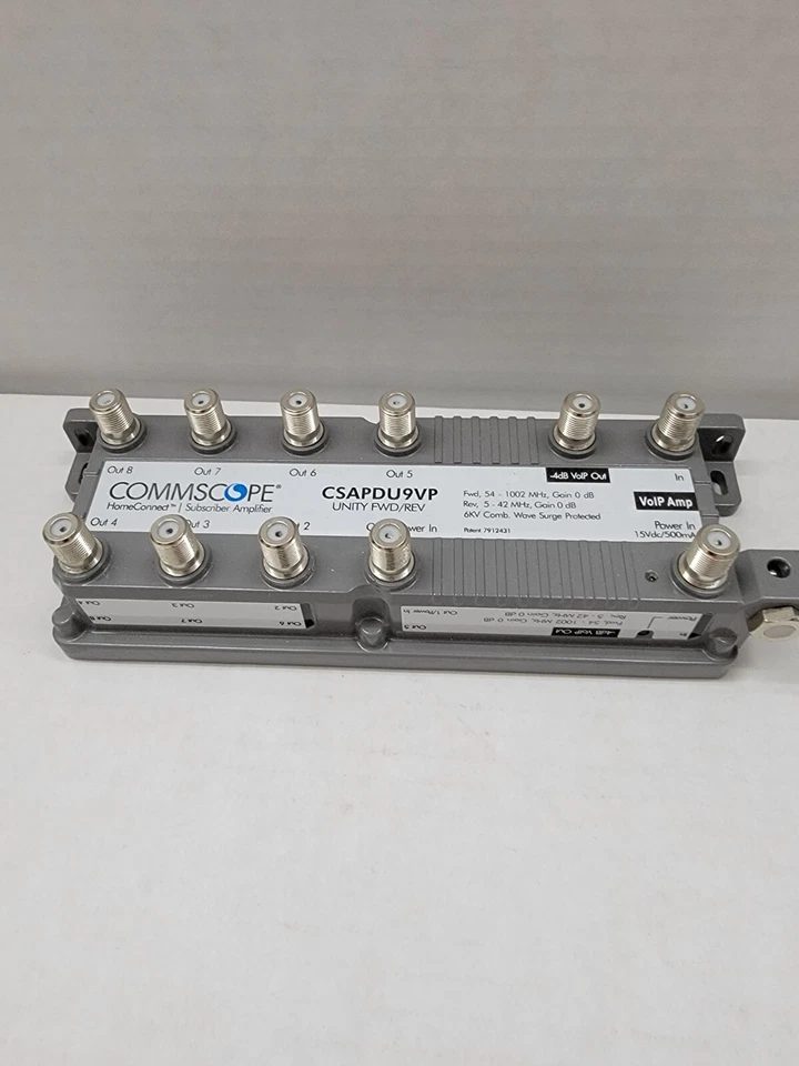Commscope CSAPDU9VP 9 Port Passive VoIP Amplifier - Image 2 of 4