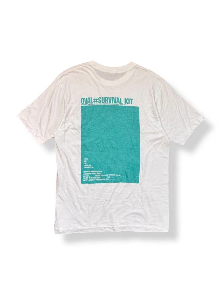 Camiseta masculina gráfica retrátil 2000aw issey miyake azul boa - Imagem 4 de 4