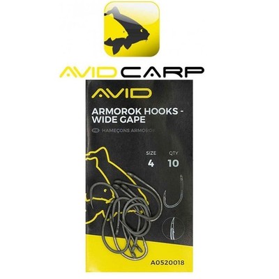 Avid Carp Armorok Wide Gape Hook 10St,