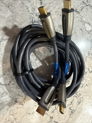 Set 2Rocketfish HDMI High Speed w/Ethernet Cable 6 Feet 1.8m RF G1167