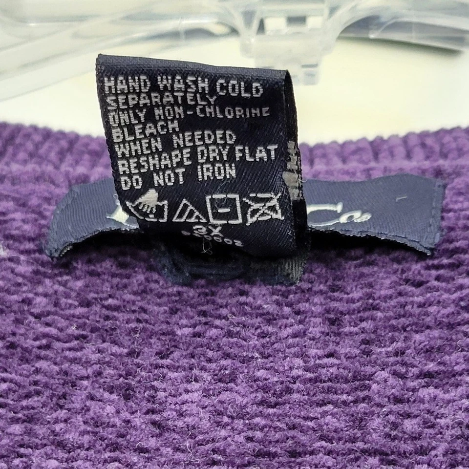 VTG Chenille Cardigan Sweater Button Up 3X Witchy Grandma Cottage Indie boho art - Image 3 of 4