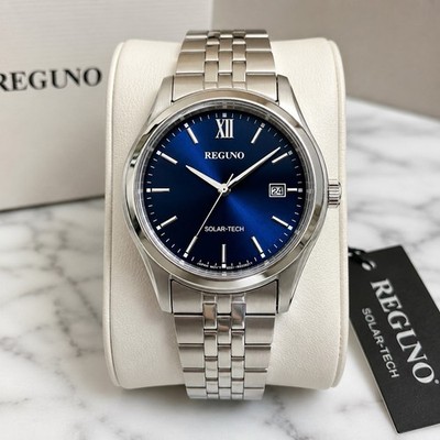 Citizen Reguno Solar-Tech Women s Watch Blue Dial Stainless Steel Solar Japan