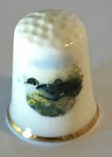 Pintail Thimble Vintage Souvenir Collectible
