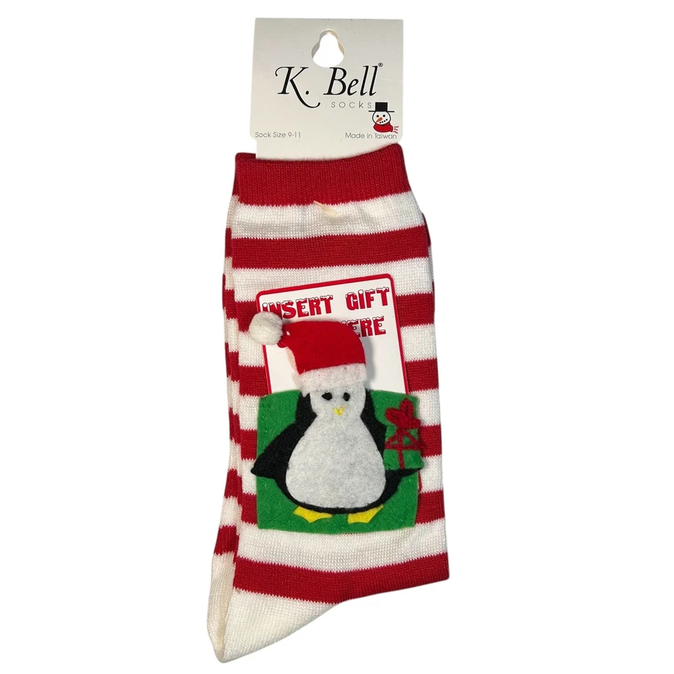 K BELL Calcetines Navidad Crew Lote de 11 Pares Medias Stuffer Portatarjetas Regalo Foto 3 de 4