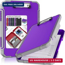 Thicker Clipboard with Storage, Internal Pen Pouch Included, A4 / Letter Size, T
