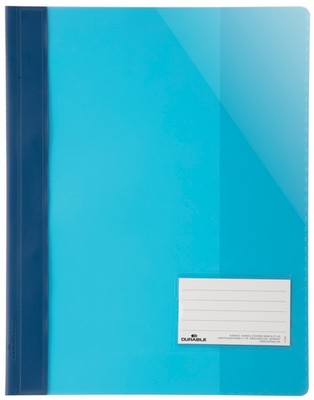 DURABLE Schnellhefter Überbreit A4+ PVC blau