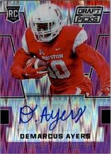 2016 Panini Prizm Draft Picks Auto Prizms Purple #296 Demarcus Ayers Auto /99 FB
