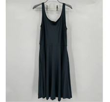 Quince Tencel Jersey Fit & Flare Mini Dress sz XS Women’s Dark Olive Sleeveless