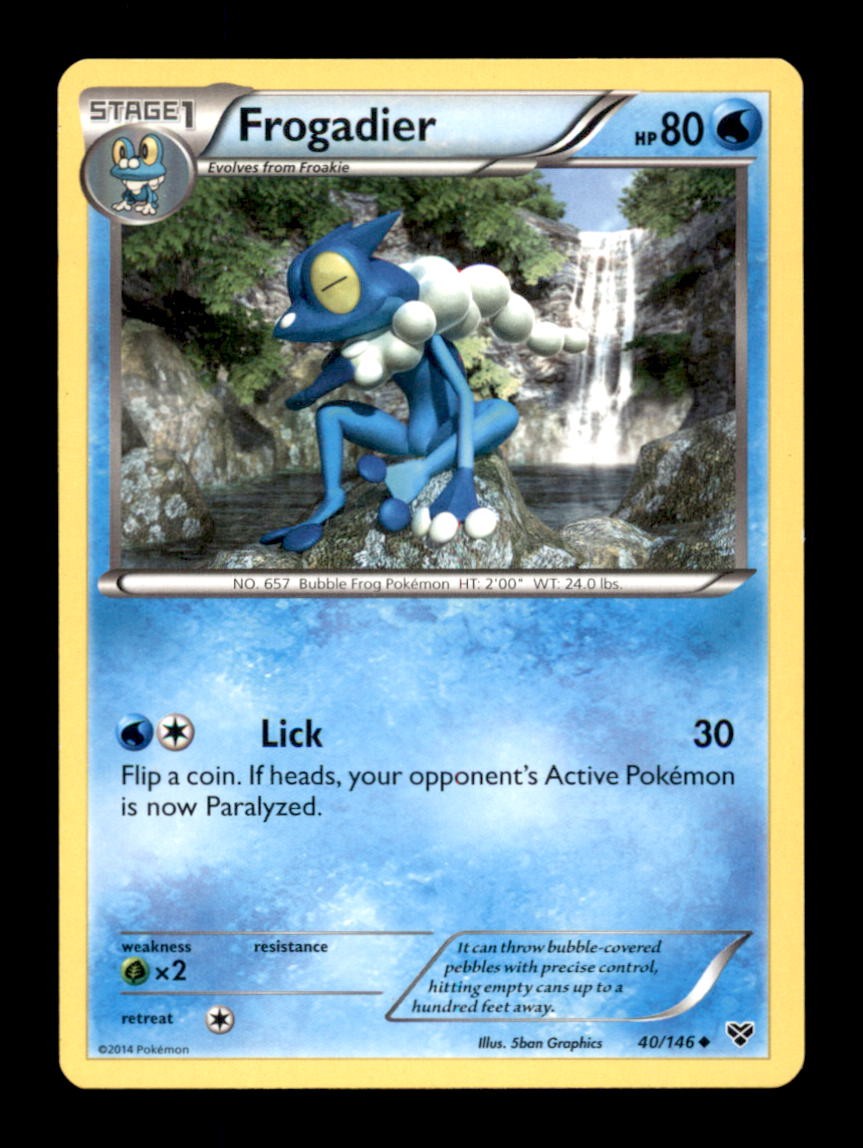 FROGADIER 40/146 UC XY POKEMON NM/M
