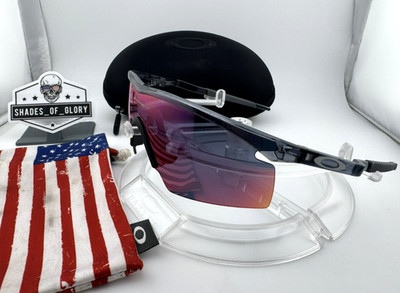 OAKLEY M FRAME GEN 2 STRIKE CRYSTAL BLACK + POSITIVE RED IRIDIUM VTG SUNGLASSES