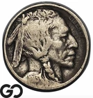 1913-D Buffalo Nickel Type 2, Key Denver Issue, Fine+