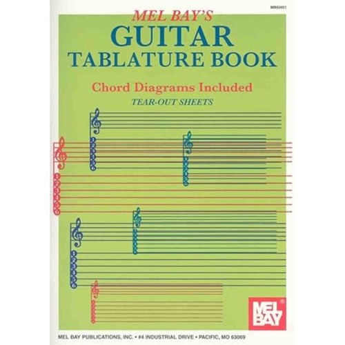 MEL BAY 93451 GUITAR TABLATURE B
