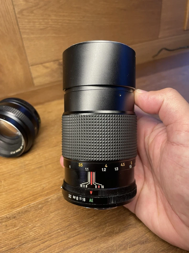 *Casi Como Nuevo ++* Lente Konica Hexanon AR 135 mm F/3,2 con AR adicional 50 mm F/1,7 de JP Foto 4 de 4