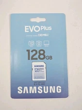 Samsung EVO Plus - 128GB microSDXC UHS-I Memory Card (with SD Adapter)