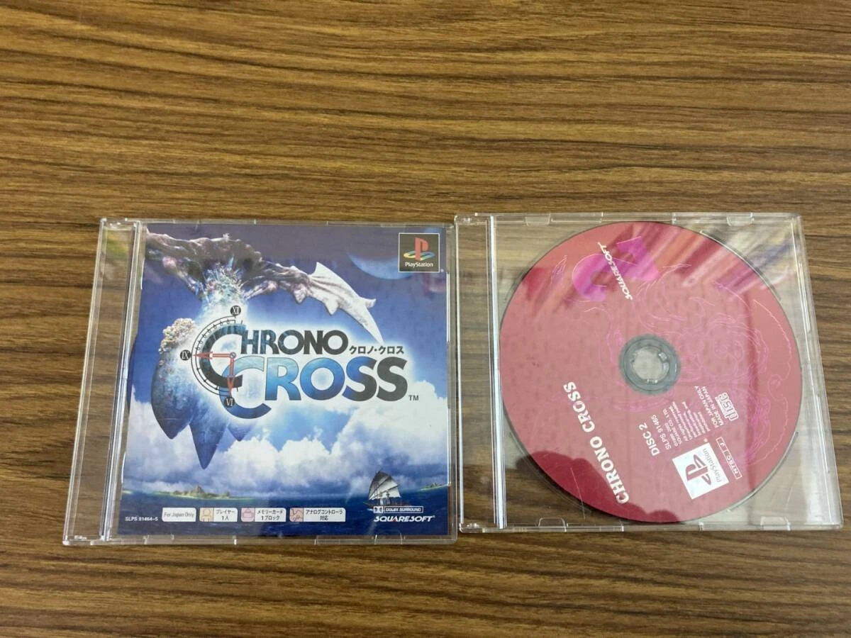 Chrono Cross Sur PlayStation 1 (PS1) - Version NTSC-J Japonaise - Complet Avec Spin Card - Bon état