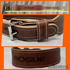 Rogue Fitness Ohio Lifting Belt, Weightlifting Lrg 4'' To 2'' 10mm Leather, 42"