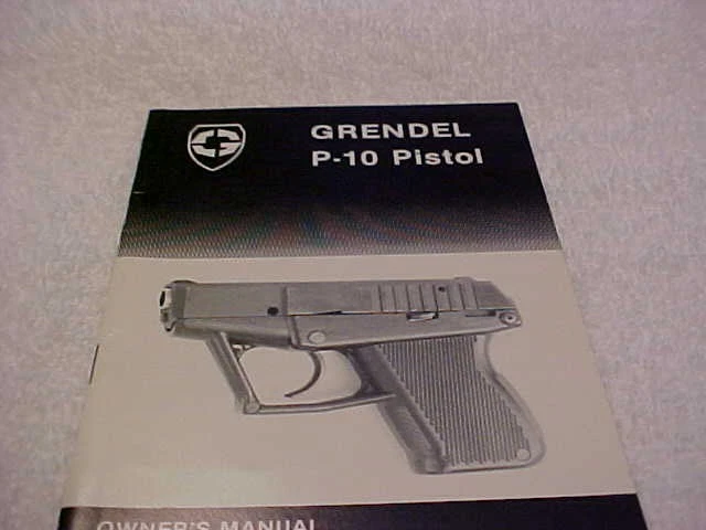 PISTOLA MANUAL VINTAGE ORIGINAL GRENDEL MODELO P-10 .380 ACP Foto 4 de 4