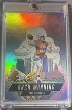 Arch Manning Texas Longhorns Football REFRACTOR 2025 Custom Blast Downtown card