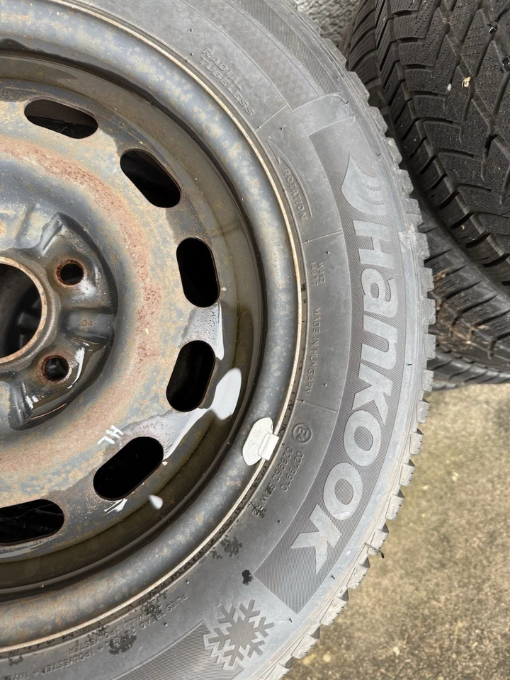 Stahlfelgen mit Hankook Winterreifen 195 65R 15 - Bild 3 von 4