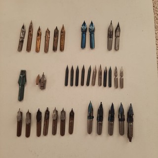 Konvolut Schreibfedern u.a. von Brause