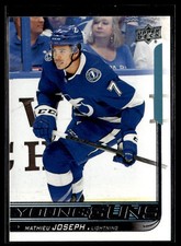 2019-20 Upper Deck The Cup 2018-19 Update Mathieu Joseph Auto Tampa Bay