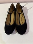 NINE WEST SIMULATED SUEDE BLACK WOMENS T-STRAP BALLET FLATS SZ. 8 M NEW W/DEFECT — photo 5