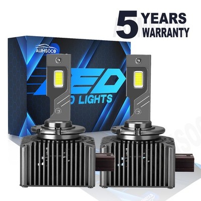 For Volvo V50 T5 Wagon 4-Door 2008 2009 2010 2011 D1S D1R LED Headlight Bulbs 2x